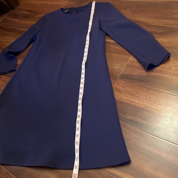 Lafayette 148 New York Navy Midi Dress - Picture 7 of 7